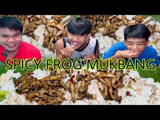 SPICY FROG  MUKBANG | Exotic Food