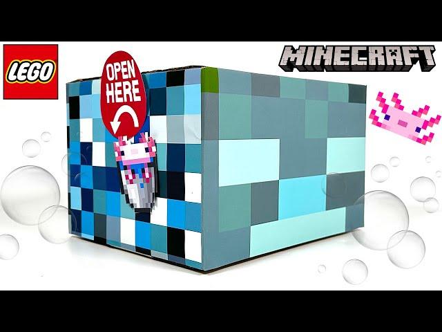 I'm Opening LEGO MINECRAFT MYSTERIOUS OCEAN BIOME Cube