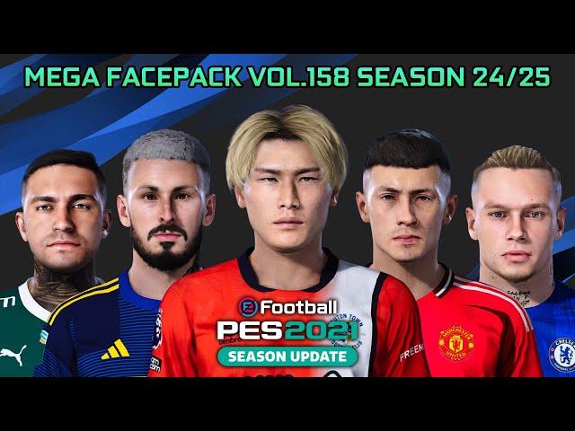 MEGA FACEPACK VOL.158 SEASON 24/25 - PES 2021 SMOKEPATCH & INFERNO PATCH