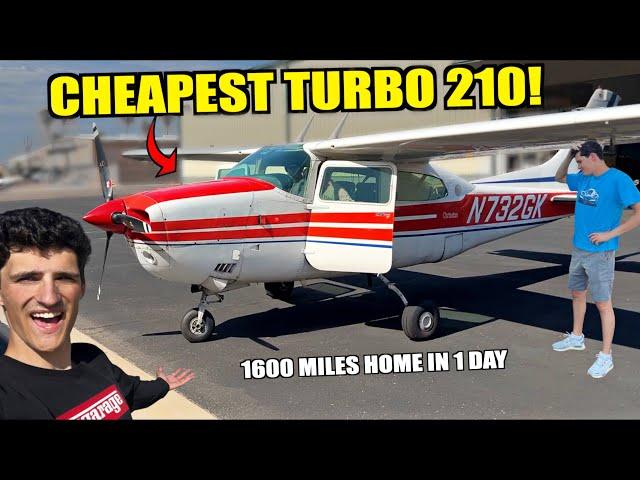 Buying a CHEAP Cessna 210 Turbo SIGHT UNSEEN & Flying It 1,600 Miles Home!!