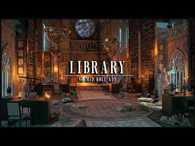 Cozy Locked Library Ambience ASMR Room: Orilium - Magical Readathon 