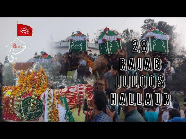 28 Rajab Juloos Hallaur || Being Hussaini || #subscribe