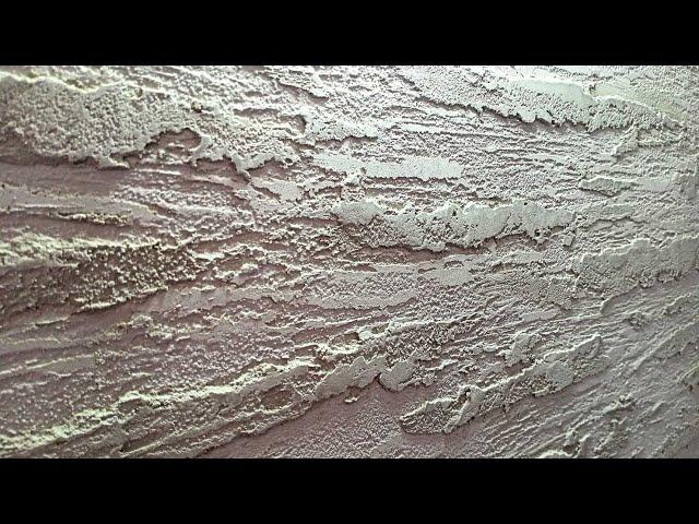 Decorative Plaster Texture. How to make with your own hands.