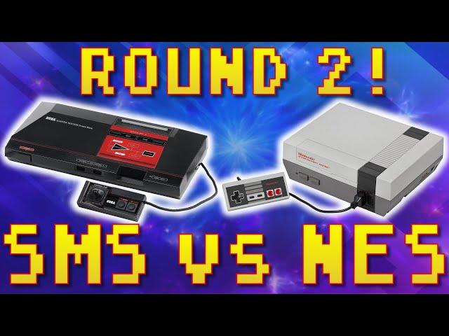 Sega Master System vs. Nintendo NES! (Round 2!) *34* Games Compared!!!