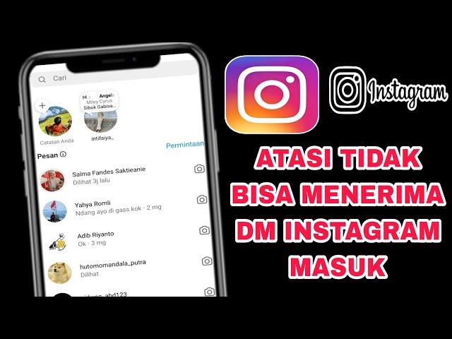 Cara Mengatasi Tidak Bisa Menerima DM Instagram Masuk