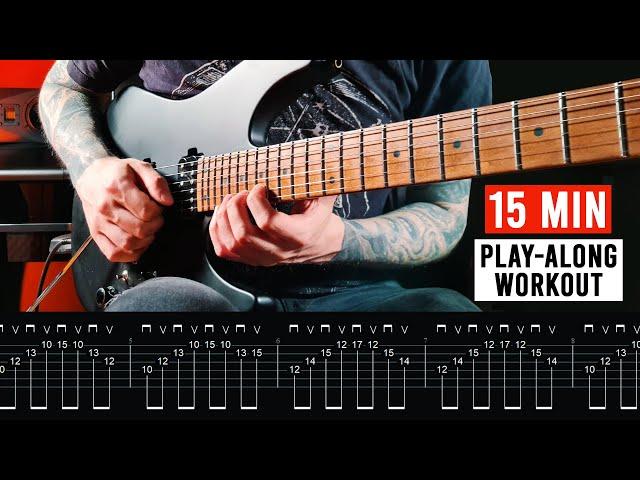 15 MIN GUITAR TECHNIQUE WORKOUT - Picking, Finger Exercises & More