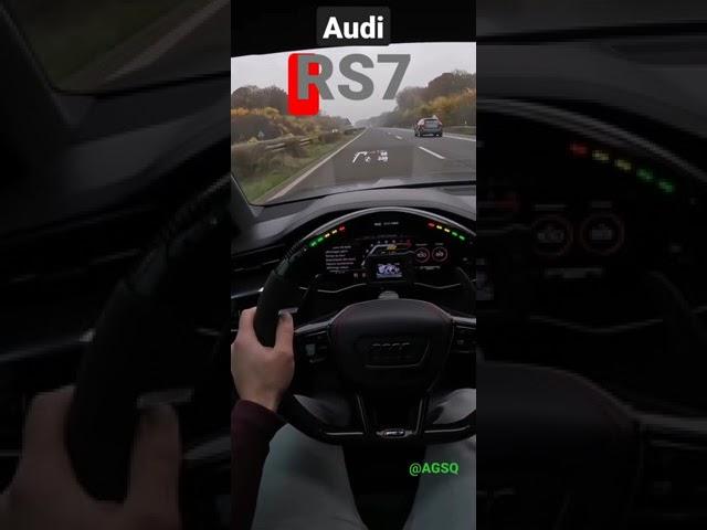 Audi RS7 2021 950HP top speed on German Autobahn AutoTopNL - Audi RS7 Hit 321 Km/H