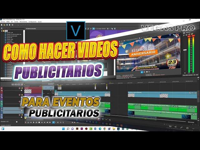 Curso de Edicion de Video Publicitarios y Eventos  - Vegas PRO 18