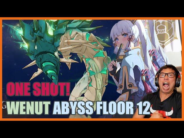 Ayaka one shots Wenut! New Abyss Floor 12 | Genshin Impact