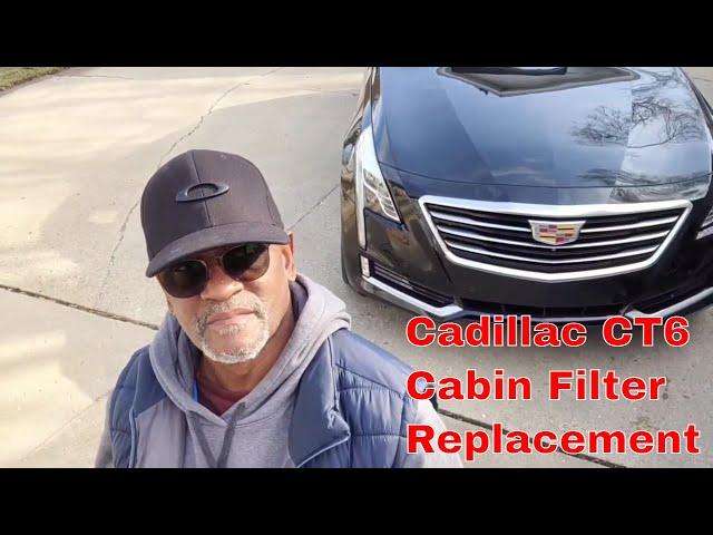 2018 Cadillac CT6 How To Change Cabin Filter