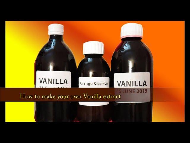 Vanilla Extract made at home