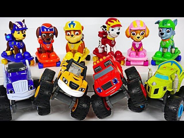 Blaze and the Monster Machines! Defeat the bad Disney Cars that plague Paw Patrol! #DuDuPopTOY