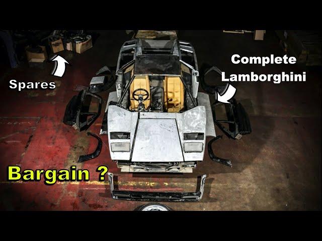 Rare Lamborghini Countach Complete Project - Bargain or Bust ?