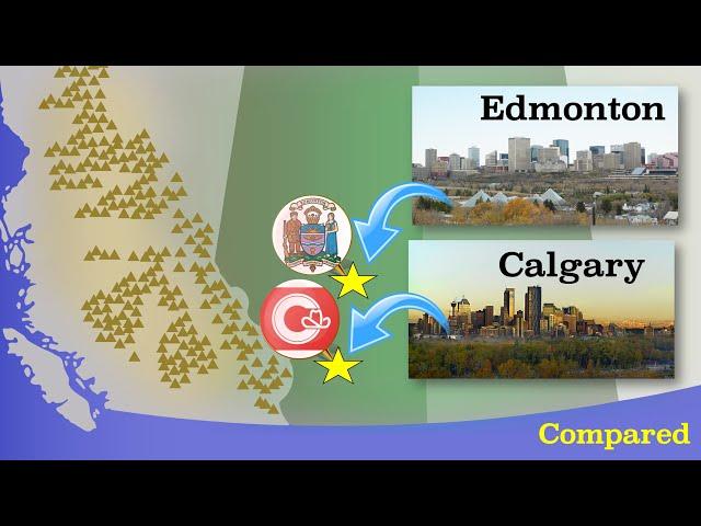 Calgary and Edmonton Compared