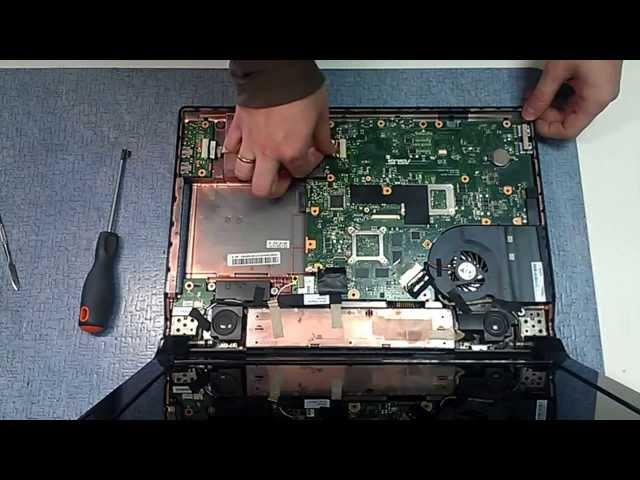 Как разобрать ноутбук ASUS N53 (ASUS  N53 disassembly)