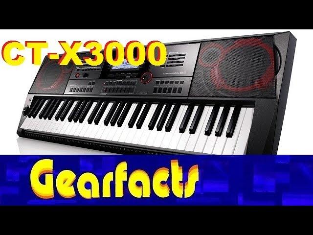 Casio CT-X3000 demo and review of the great new AiX sound system