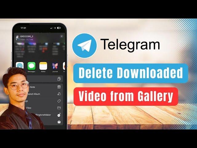 How to Delete Telegram Downloaded Video in iPhone !