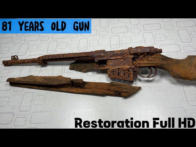 81 years Old Gun Rusty restoration || 8MM Mauser M48 Rifle Restoration || Old model Gun Restoration