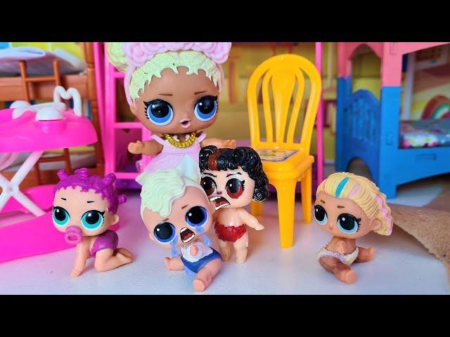 SHE BITES!!! NEW GIRL IN KINDERGARTEN Dolls LOL surprise kindergarten CARTOONS Darinelka