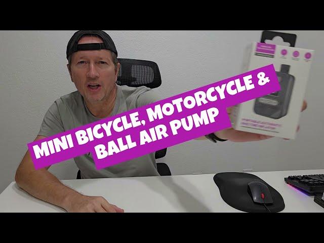 TRYNNCER Rechargeable Mini Air Pump Y-QB09 150PSI Unboxing & Review Tutorial