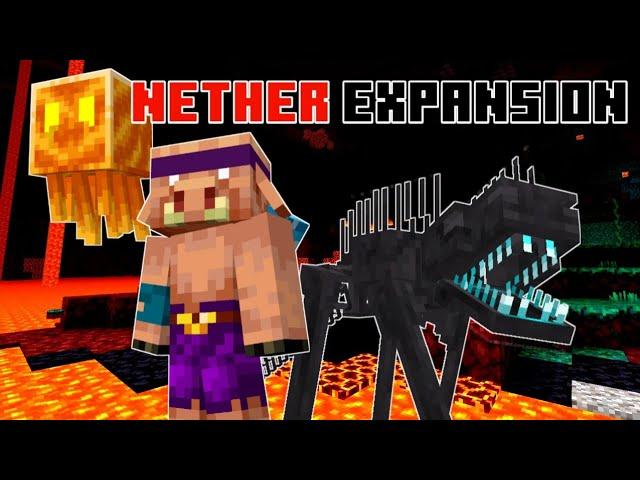 Nether Expansion Addon - Mcpe 1.18/1.19 (Minecraft bedrock)