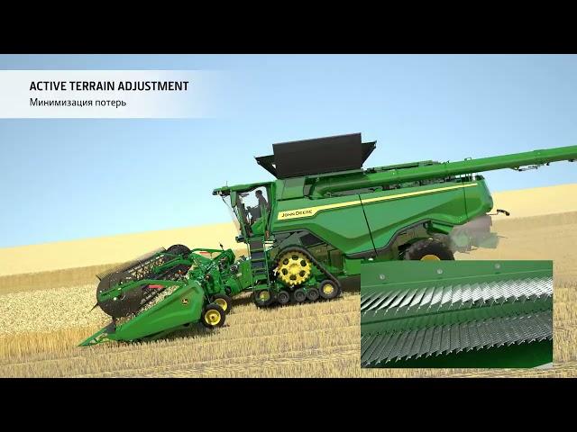 Новые зерноуборочные комбайны John Deere X9. Все основные характеристики