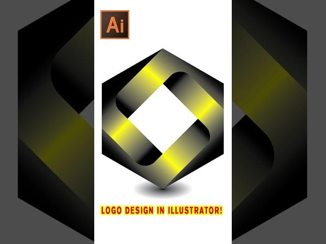 Modern Polygon Logo Design in Adobe Illustrator!