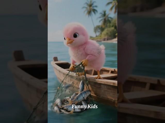 "Pink Chick  to the Rescue: Grandma's Fishy Trouble!"