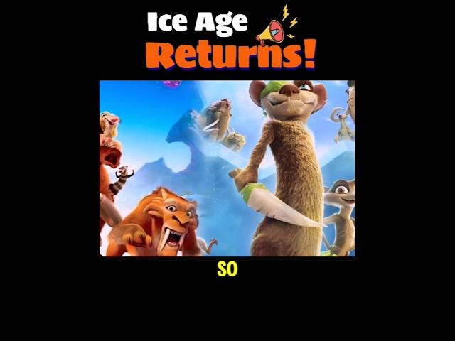  Ice Age 6 is Coming! Manny, Sid & Diego Return! ️Ice Age 6 Official Announcement #shorts #usa