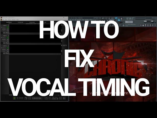 How To Fix Vocal Timing Fast With VocAlign Synchro Arts REVOICE PRO 3 in FL Studio 12