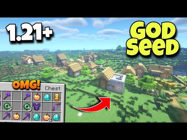 (God Seed) For Minecraft 1.21 Java Edition | Seed Minecraft 1.21 | Minecraft Seeds