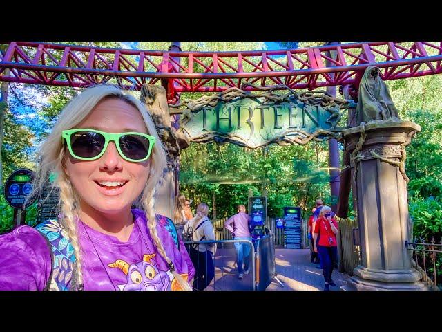 Alton Towers MY FIRST TIME! U.K.’s BEST Theme Park! Riding Hex, Th13teen, Nemesis & More! (Day 1)