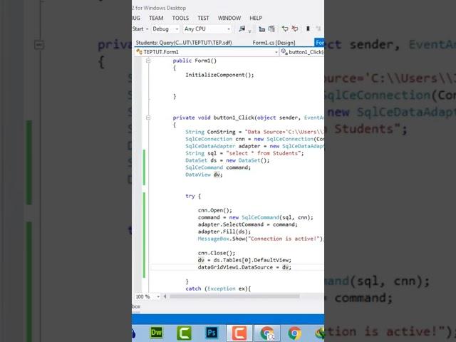 129 - How to Sort DataView in C# and Retrieve Data in DataGridView