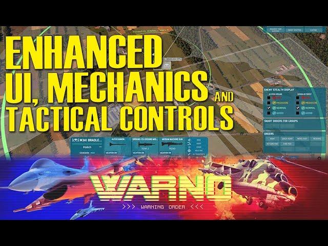 NEW INFORMATION! | WARNO Enhanced UI, Mechanics and Tactical Controls (Warning Order)