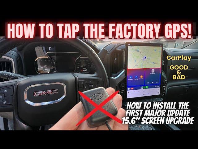 How to Tap Into Your Factory GPS Antenna for an Aftermarket Screen + First Major Software Patch!