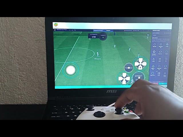 how to set up a controller on ea fc mobile bluestacks , subscribe if you like 