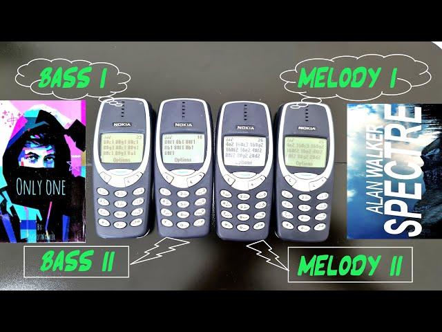 Play Alan Walker - The SPECTRE with 4 nokia 3310