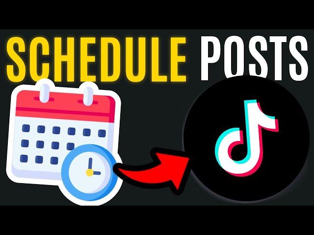 How to SCHEDULE TIKTOK POSTS / VIDEOS (MOBILE VERSION in the COMMENTS)