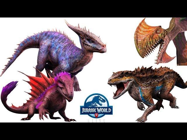 Мощные Гибриды Jurassic World Alive