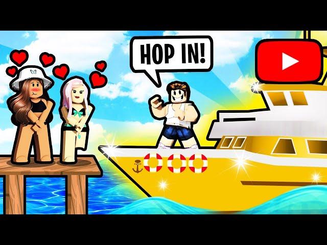 i bought THE MAX LEVEL YACHT in Youtube Life!.. - Roblox