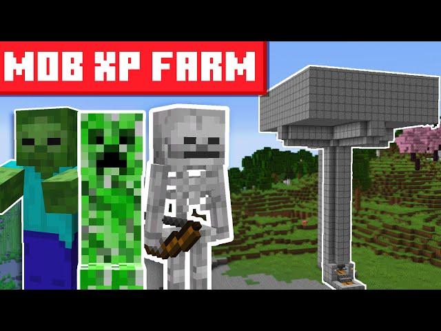 Simple Mob XP Farm Minecraft 1.21 - EASY DESIGN