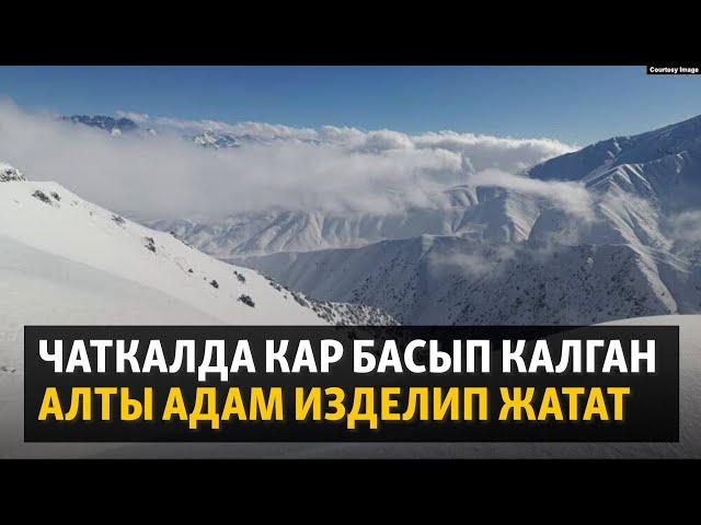 Чаткалда кар басып калган алты адам изделип жатат