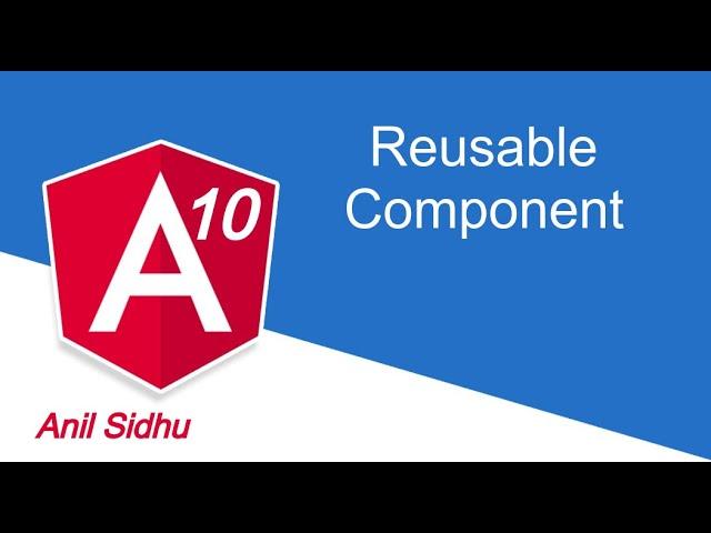 Angular 10 in tutorial #21 reusable component