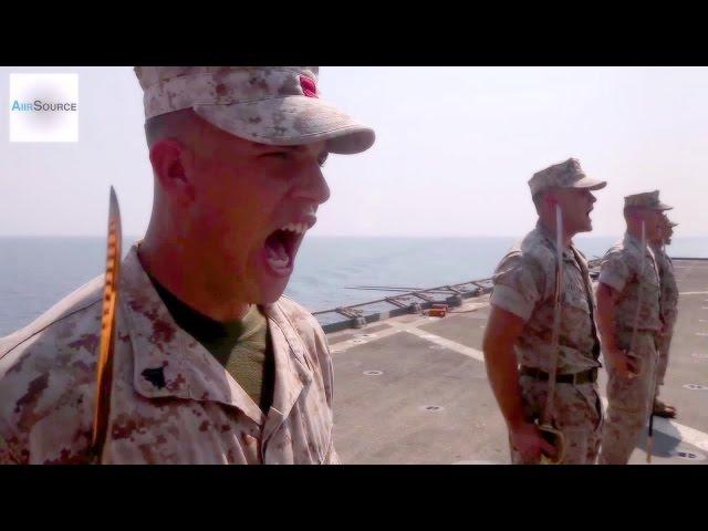 U.S. Marines Corporals Course - Sword And Guidon Drill Movements
