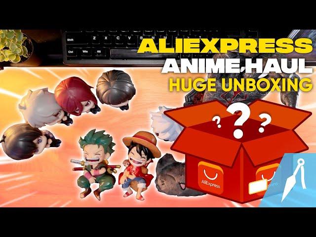 HUGE ANIME FIGURE Ali Express Haul! Super Cheap Figures!?