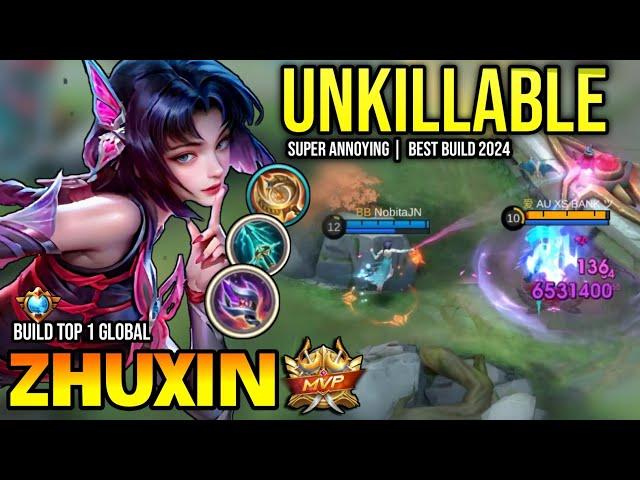 ZHUXIN BEST BUILD 2024 | BUILD TOP GLOBAL ZHUXIN GAMEPLAY | MOBILE LEGENDS