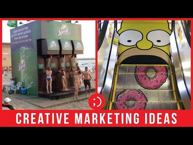 47 Creative Marketing and Guerilla Marketing Ideas Slideshow