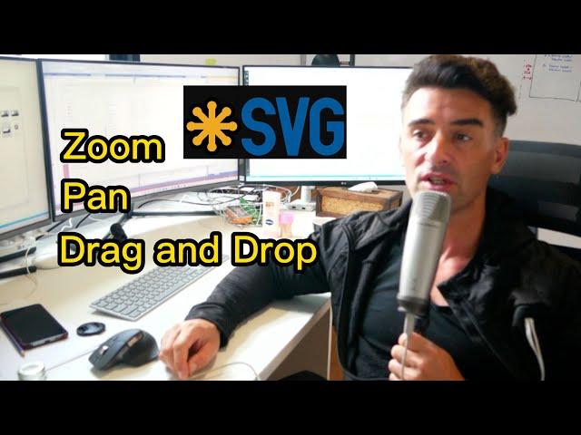 Part 2 -  SVG Zoom, Pan & Drag and Drop explained and coded