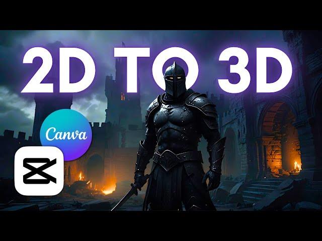 How to CREATE 3D Parallax Effect in CAPCUT + CANVA