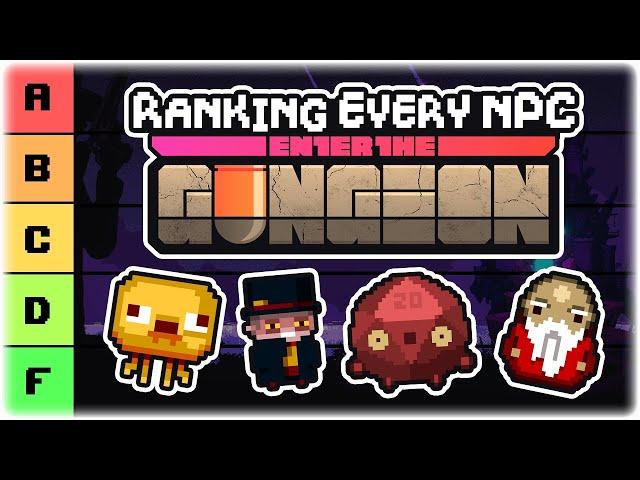 RANKING EVERY NPC IN ENTER THE GUNGEON | Enter the Gungeon Best to Worst Tier List